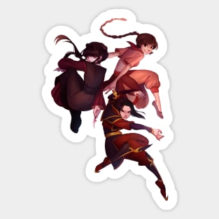 fire nation girls Sticker